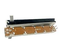 Potentiomètre à Double glissière droite de 75mm, B10K B50K B100K A20K, poignée 15mm, 1 pièce(100K Ohm)