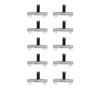 Potentiomètre à glissière B50K, pièces de guitare, 10 œuvres (d'art) Pots de potentiomètre à glissière, métal et pla truction avec coulissement pour réparation et entretien de
