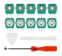 Potentiomètre Analogique pour Manette PS5 - Kit de Réparation Compatible avec Joystick DualSense - 10 Capteurs + Outils de Démontage Inclus pour Restauration Manette PS5