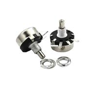Potentiomètre bobiné monotour à arbre rond de 6 mm, 10 Ohm - 22K, 10R-22K, 3 bornes souder, WX110 WX010(4.7K Ohm)