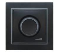 Potentiomètre - contrôle de puissance de 0-600 W, dimensions 84 x 84 x 40 mm, finition blanc brillant et noir mat, idéal pour les mécanismes électriques. *