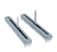 Potentiomètre coulissant avec action fluide et contrôle précis pour console de mixage du son DJ studio engrenage 75 mm (75 mm B10K)