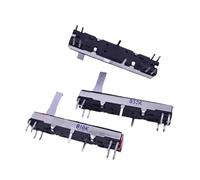 Potentiomètre coulissant droit 5 pièces 45 cm 10 K 50 K 8 broches for console de mixage, bouton de réglage du volume(B10K)