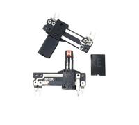 Potentiomètre coulissant droit SC158N 3.5CM, 2 pièces, 35MM B100K simple avec lumière rouge, 5 broches, course 15MM, longueur de poignée 16MM