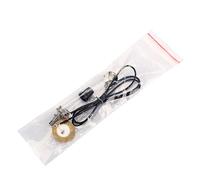 Potentiomètre de Micro de Guitare B500k Gk101 Pré-câblé | Plastique et Métal, Prise de Sortie Incluse, Installation Facile sans Soudure, pour Mandoline et Cigar Box