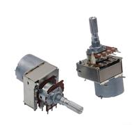 Potentiomètre de moteur à télécommande double 8 broches pour modules audio et installations matérielles de traitement du signal (B50K=B503)