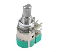 Potentiomètre de volume A50K A10K, canal stéréo avec interrupteur A503 A103 A103 Demi-arbre Bouton de commande audio Composant de rechange (A103 = A10K)