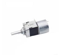 Potentiomètre de volume d'entraînement à moteur électrique B50k ou B100k 8 broches à une rangée de 25 mm de longueur d'arbre pour équipement audio professionnel (B50K demi-tige)