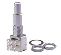 Potentiomètre empilé 1 pièce B5K / B10K / B50K / B100K / B250K / B500K potentiomètre Double concentrique empilé avec guitare à détente centrale