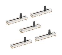 Potentiomètre linéaire SOURCING MAP 5pcs B10KΩ B10K Ohm Glissière Résistance Variable Mélangeur 45mm pour Atténuation Réglage