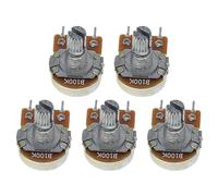 Potentiomètre linéaire WH148, 5 pièces, résistance de potentiomètre rotatif linéaire à arbre de 15mm 50K 10K 100K 500K 1M 1K 20K 2K 250K 5K(20K Ohm)