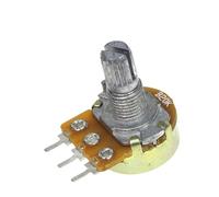 Potentiomètre linéaire WH148, arbre de 15mm avec écrous et rondelles 3 broches, 10 pièces, WH148 B1K B2K B5K B10K B20K B50K B100K B250K B500K B1M(10K Ohm)