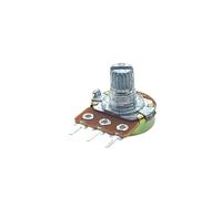 Potentiomètre linéaire WH148, arbre de 15mm avec écrous et rondelles 3 broches WH148 B1K B2K B5K B10K B20K B50K B100K B250K B500K B1M(500K Ohm)