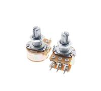Potentiomètre linéaire WH148, arbre de 15mm avec écrous et rondelles 3 broches WH148 B1K B2K B5K B10K B20K B50K B100K B250K B500K B1M(50K Ohm)