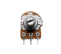 Potentiomètre linéaire WH148 B2M, 20 pièces, axe 15 mm, avec écrous et rondelles, 3 broches