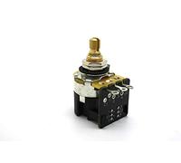 Potentiomètre logarithmique CTS Mojotone 500K logarithmique DPDT Push-Pull pousser et tirer axe court parti/divisé
