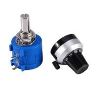 Potentiomètre Multitours 10 K Ohm, Kit de Potentiomètre de Précision à Fil Rotatif 10 Tours, 3590S-2-103L