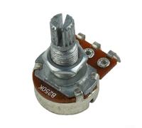 Potentiomètre pour guitare électrique Longueur de la tige 18 mm, Type A/tonalité et Type B/Options de volume, idéal pour câblage personnalisé (B250K)