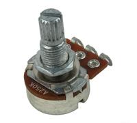 Potentiomètre pour guitare électrique, longueur de la tige de 18 mm, options de type A/B, câblage personnalisé pour contrôle de tonalité et de volume (A250K)