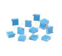 Potentiomètre réglable multitours 3296X-103 10K 1K2K5K50K100K200K500K1M, résistance de réglage latéral, 10 pièces(1K Ohm)