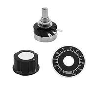 Potentiometre rotatif en avec diametre avec bouton, RV24YN 20S B103 10K Ohm