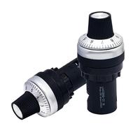 Potentiomètre rotatif LA42DWQ-22-Pro 1K 2K 5K 10K 20K 50K 100k 200k 500K, potentiomètre rotatif de 22mm de diamètre, interrupteur de résistance for arduino(2K Ohm)