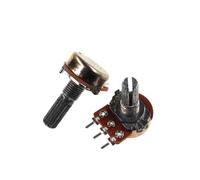 Potentiomètre rotatif simple WH148, 3 broches, arbre de Pots 20MM B1K B2K B5K B10K B20K B50K B100K B500K B1M, 5 pièces/lot(100K Ohm)
