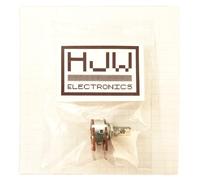 Potentiomètre stéréo à souder à tige cannelée Contrôle du volume audio Conique logarithmique A SLST (A1K)