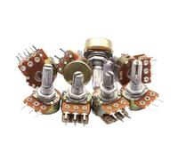 Potentiomètre WH148 3 broches 6 broches 15mm 20mm B1K B2K B5K B10K B20K B50K B100K B250K B500K B1M 1K 2K 5K 10K 20K 50K 100K 250K, 1 pièce