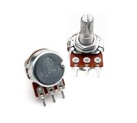 Potentiomètre WH148 B1K 5K 10K 20K 50K 100K 103 104, longueur de poignée 15mm, résistance réglable, 1 pièces (Size : 10K Ohm)
