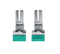 Potentiomètres industriels à 3 broches RK097N, 5 pièces, commutateurs B1K 5K 10K 20K 50K 100K 500K, arbre de commutation 15mm, joint d'amplificateur RK097(500K Ohm)
