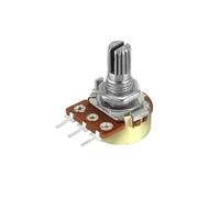 Potentiomètres WH148 à liaison unique avec capuchon B1K 2K 5K 10K 20K 50K 100K 500K 1M, longueur de poignée 15mm, résistance réglable, 20 pièces(100K Ohm)