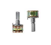Potentiomètres WH148 B50K B1K B2K B5K B10K B20K B100K B500K B1M, 10 pièces, axe de 20 mm avec écrous et rondelles, potentiomètres linéaires à 6 broches(2K Ohm)