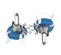 Potentiomètres WH5 1K 2K 10K 47K 4K7 470R 100K 470K 220K 1K5 22K 1M Ohm WH5-1A à 3 bornes, arbre rond, cône rotatif, 5 pièces(1K Ohm)