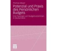 Potenzial Und Praxis Des Persönlichen Budgets
