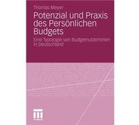 Potenzial Und Praxis Des Personlichen Budgets - Thomas Meyer - Springer Nature B.V. - Livre en Anglais - Paperback Thomas MeyerThomas Meyer (Auteur)