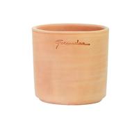 POTERIE GOICOECHEA-Pot Petit Cylindre coloris rose en terre claire - diamètre 7 cm x 7 cm x 0,165 L