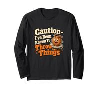 Poterie Humoristique I Throw Things Humour Potters Manche Longue