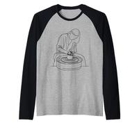 Poterie Line Art Céramiste Manche Raglan