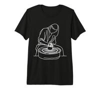 Poterie Line Art Céramiste T-Shirt Haut de Gamme