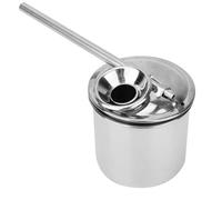 Poterie peinture pulvérisateur en acier inoxydable argile outil poterie atomiseur émaux Pots peinture pulvérisateurs pour fournitures d'art(300 ml)