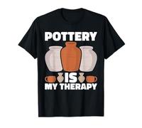 Poterie - Poterie est ma thérapie - Vase T-Shirt