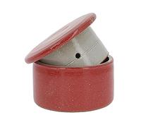 Poterie Turgis - Beurrier À Eau En Grès Rouge 210g - Made In Calvados