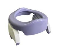 POTETTE PLUS Pot de Voyages/Réducteur de Toilettes 2en1 - Mauve/Blanc