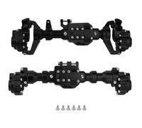 Pothyes TRX4 Ensemble de logements d'essieu avant et arrière en alliage d'aluminium pour 1/10 Traxxas TRX-4 Defender Bronco 2021 G500 Chevrolet RC Crawler Pièces de mise à niveau de voiture
