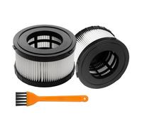 Potiarey Lot de 2 filtres HEPA de rechange compatibles avec les aspirateurs DEWALT Dewei DC5151H DC515 DCV517 DCV517B avec 1 brosse de nettoyage