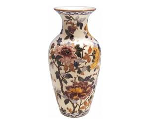 Potiche cannelée n° 2 PIVOINES