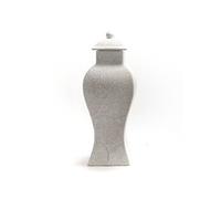 Potiche Flora 56 cm blanc - - Blanc - Céramique