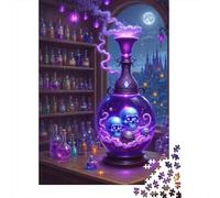 Potion Magique Violette 1000 Pièce Carton Épais Puzzle Classique Adolescents Fans 12-18 Ans Difficile Défiant Décoration Murale Le 70x50cm/1000pcs