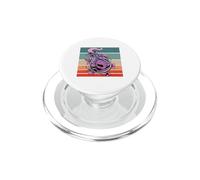 Potions d'amour Bouteille Coeurs Feuilles Violet Liquide PopSockets PopGrip pour MagSafe